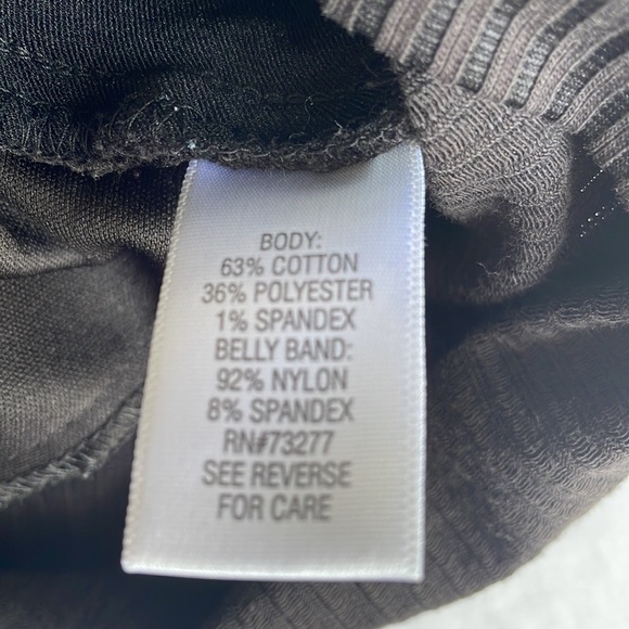 A:Glow Maternity Ribbed Shorts - Picture 5 of 5